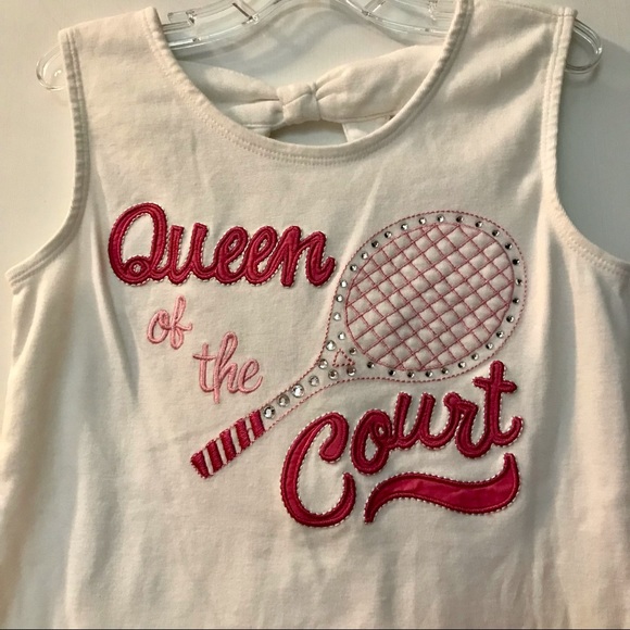 ⭐️3/$15⭐️ Gymboree Girls ‘Queen of the Court’ Tennis Tank - Picture 3 of 4